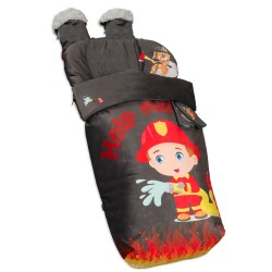 Waterproof bag chair with Mittens and Harness Covers Fireman