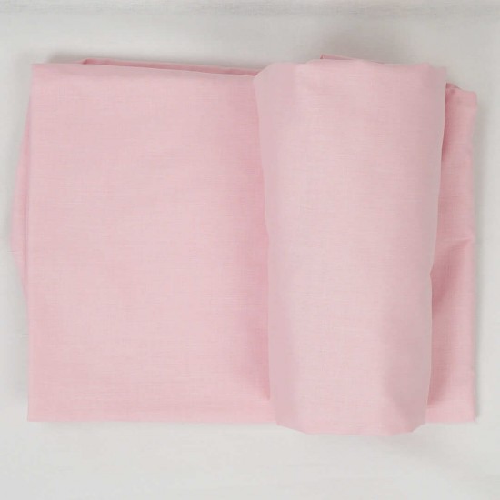 Lot 2 Bottom sheets 100% cotton. Adjustable with Goma. (Rosa, Cot 60x120)