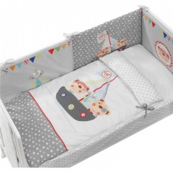 Cradle duvet and protector 60 x 120 Pirate Interbaby