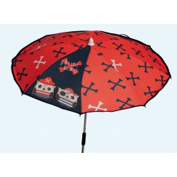 Red Pirates umbrella chair