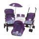 Purple kitty chair mat ride