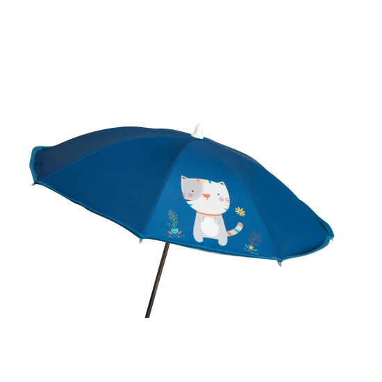 Blue Kitty umbrella chair