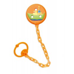 Pacifiers chain holder 3D Orange
