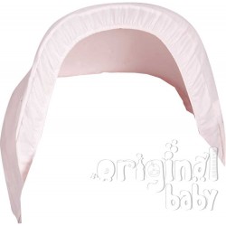 Pique pink baby carrier hood