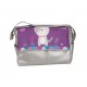 Purple kitty baby bag leatherette