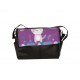 Purple kitty baby bag leatherette